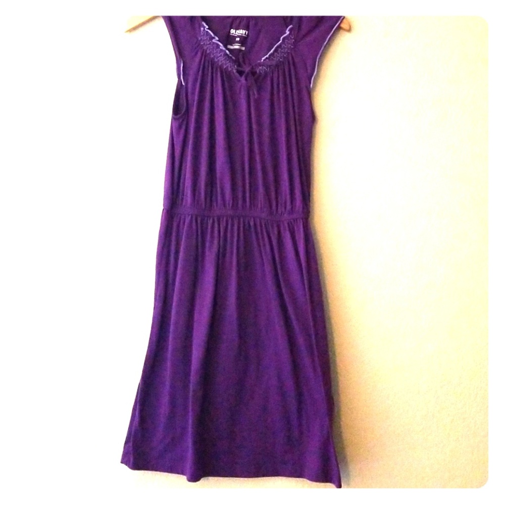 Purple Sleeveless Dress